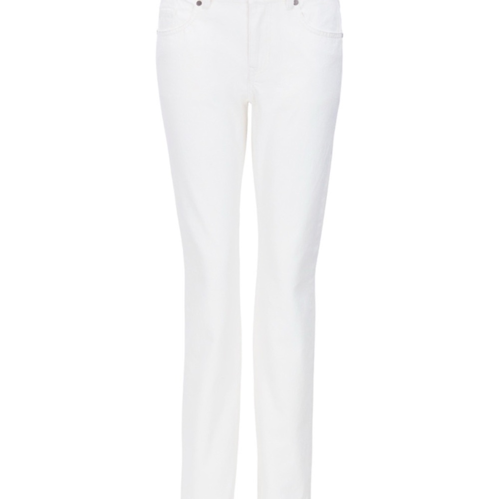 NWT CAbi Bright White Skinny Jeans 0